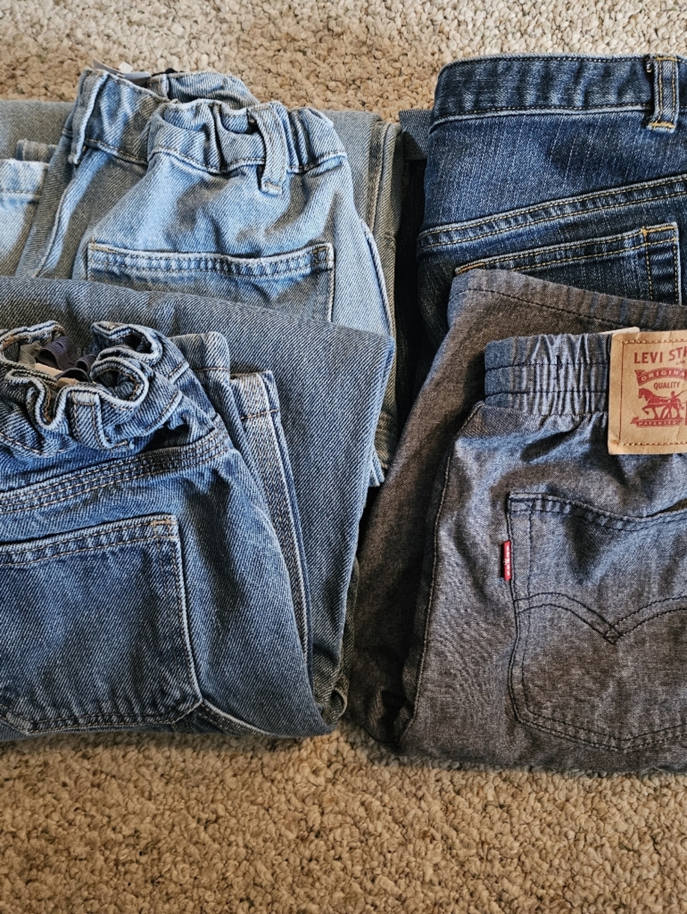 Size 12 Junior Assorted Blue Relaxed Jeans & Shorts